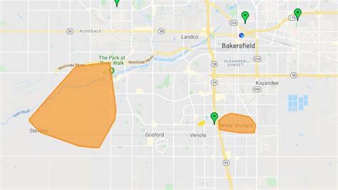 bakersfield power outage today